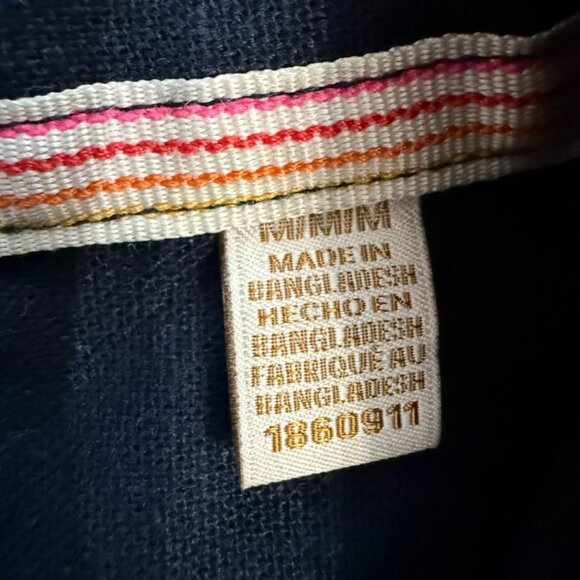 Scotch & Soda Navy Short-Sleeve Button-Up Shirt – Size Medium - Picture 8 of 10